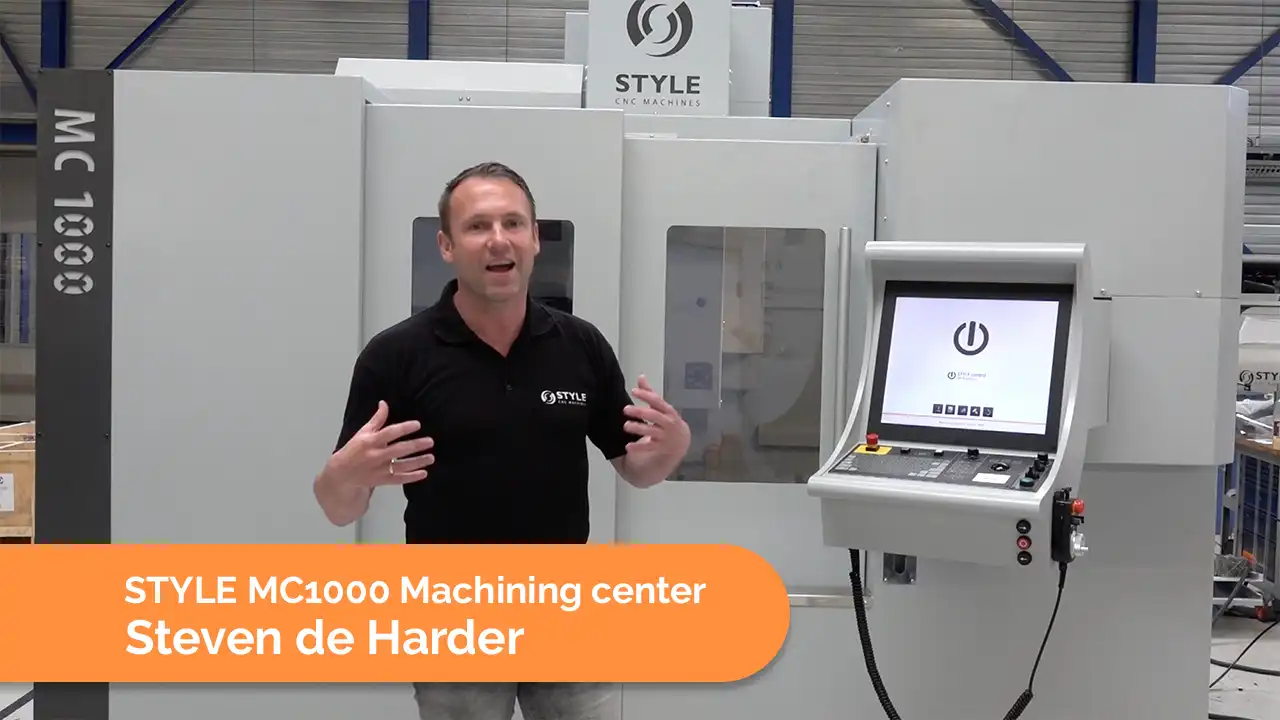 CNC milling machine MC 1000 video with Steven de Harder