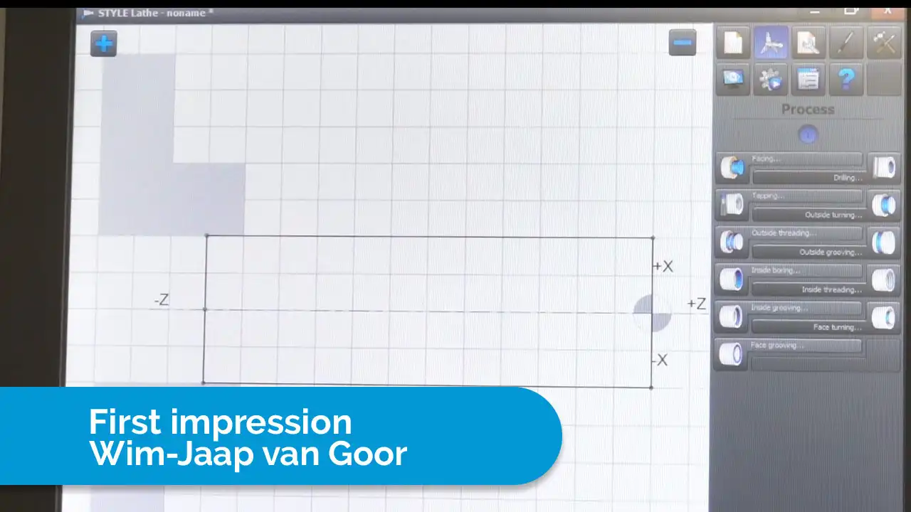 First impression of the lathe software with Wim-Jaap