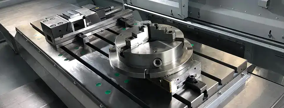 Machine center bed width