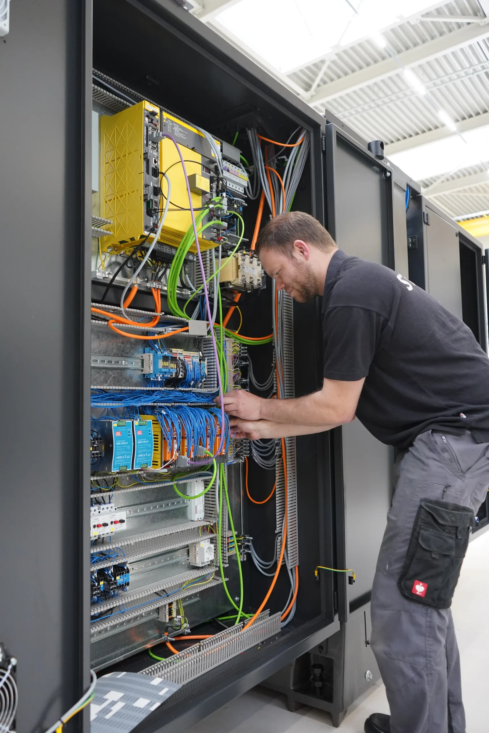 Martin building a machine with Fanuc components